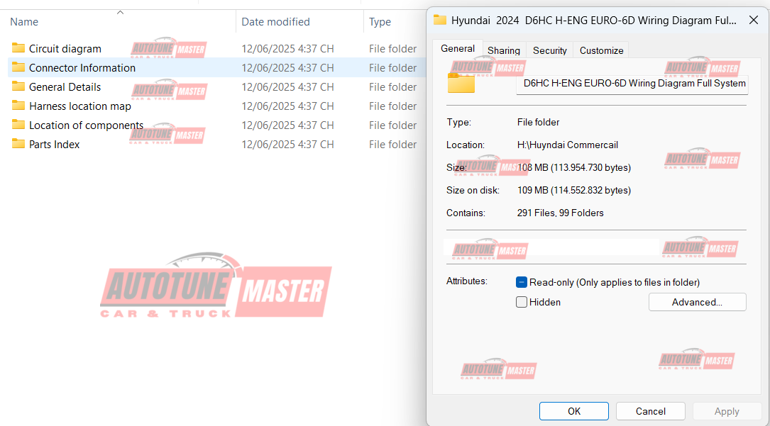 Hyundai D6HC wiring diagram