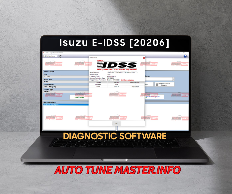 Isuzu E-IDSS 2026 Diagnostic Software
