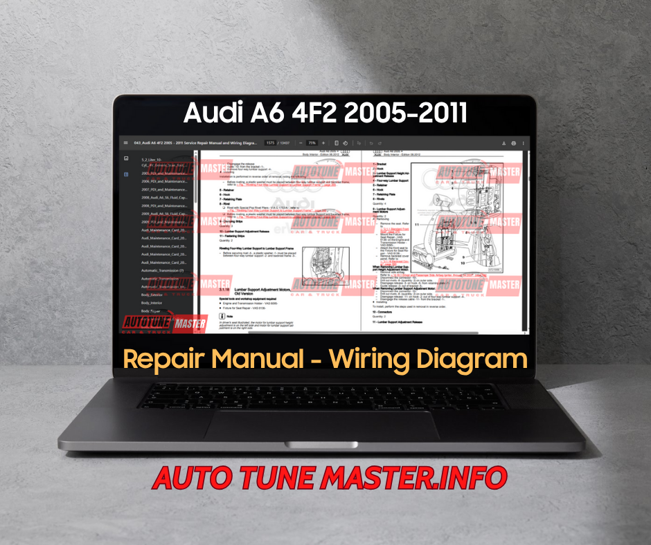 Audi A6 (2005 - 2011) 4F2 Service Manual and Wiring Diagram