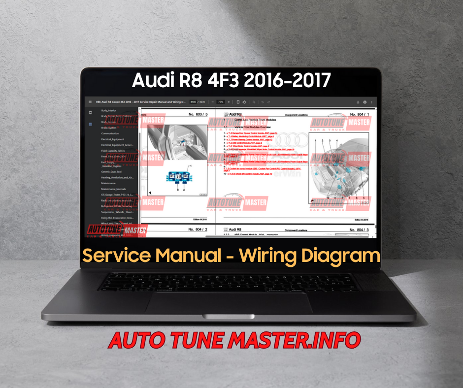 Audi R8 Coupe (2016-2017) 4S3 Service Manual