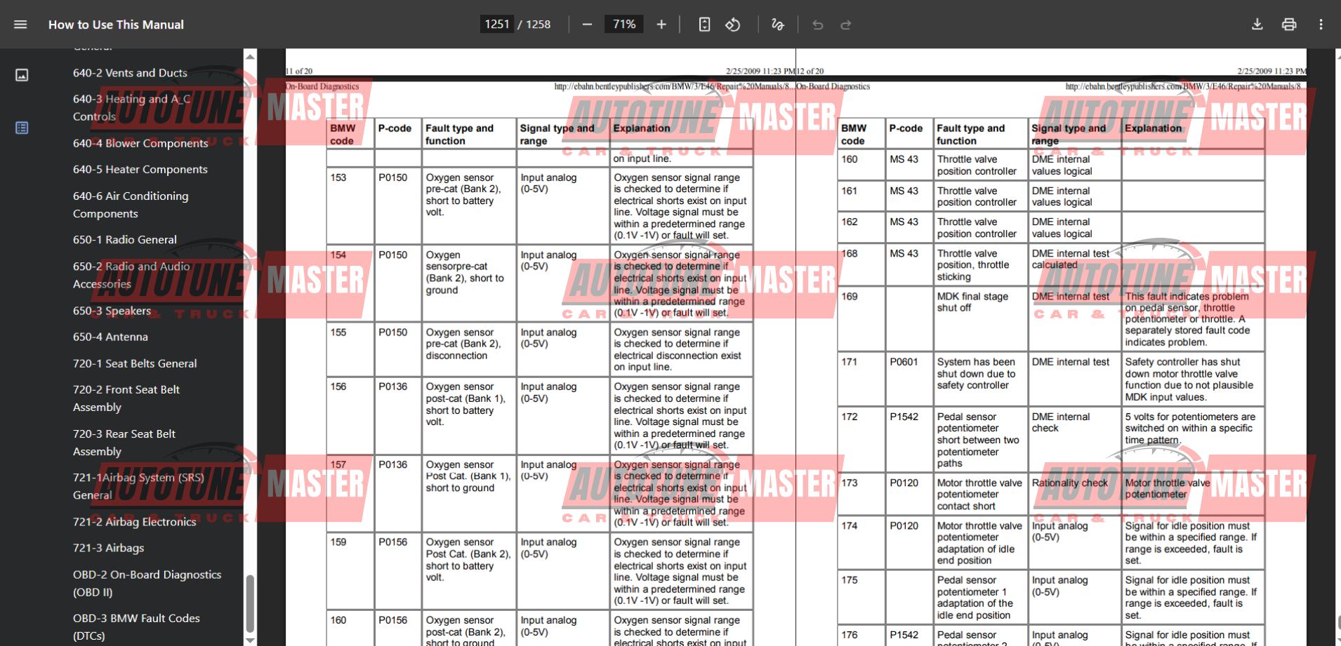 Alternative view of BMW E46 3 Series 1998-2006 Service Manual