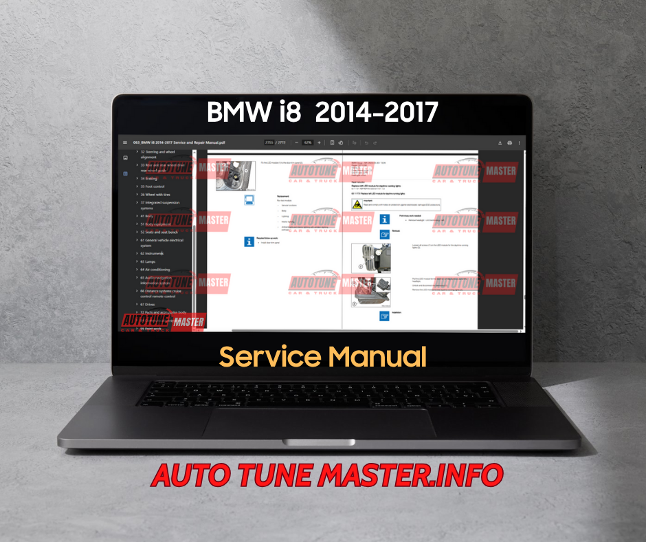BMW i8 2014-2017 Service Manual