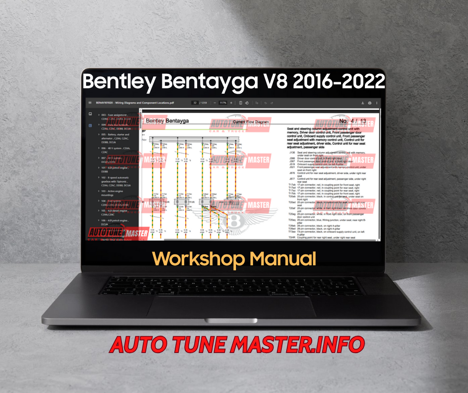 Bentley Bentayga V8 2016 - 2022 Workshop Manual -0
