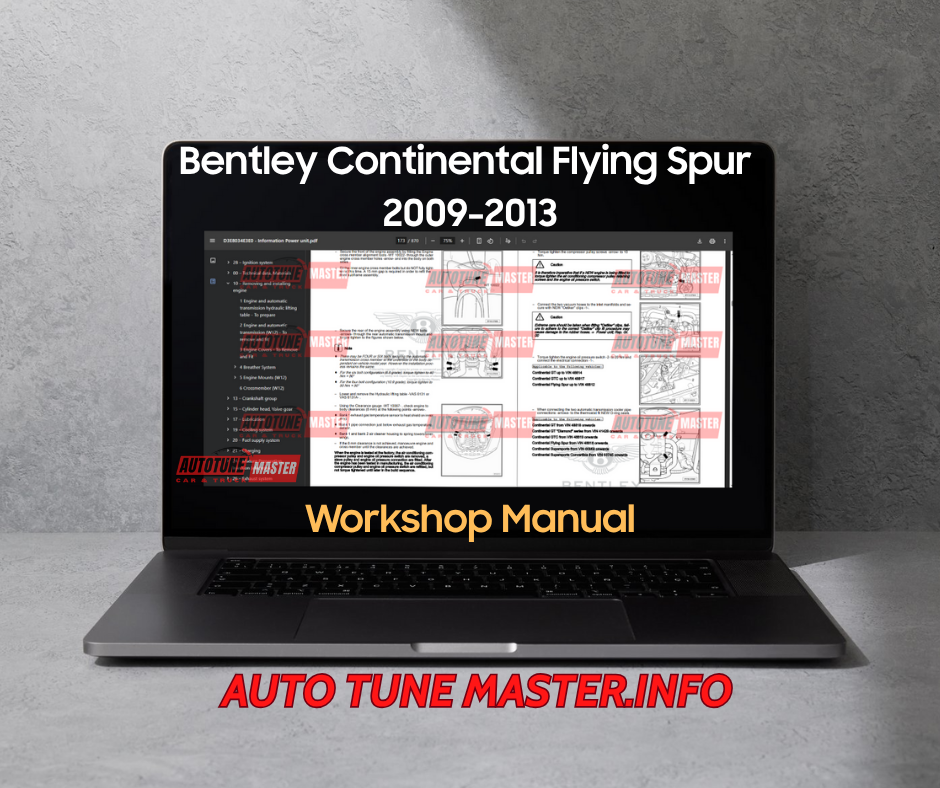 Bentley Continental Flying Spur (2009-2013) Wiring Diagram