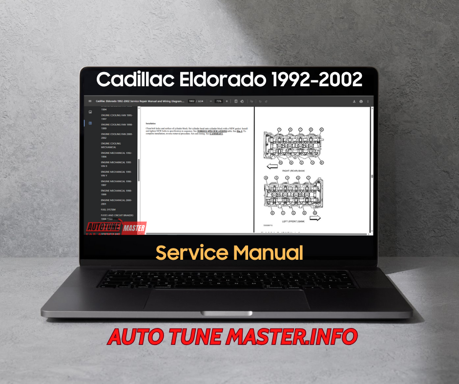 Cadillac Eldorado 1992-2002 Service Manual -0