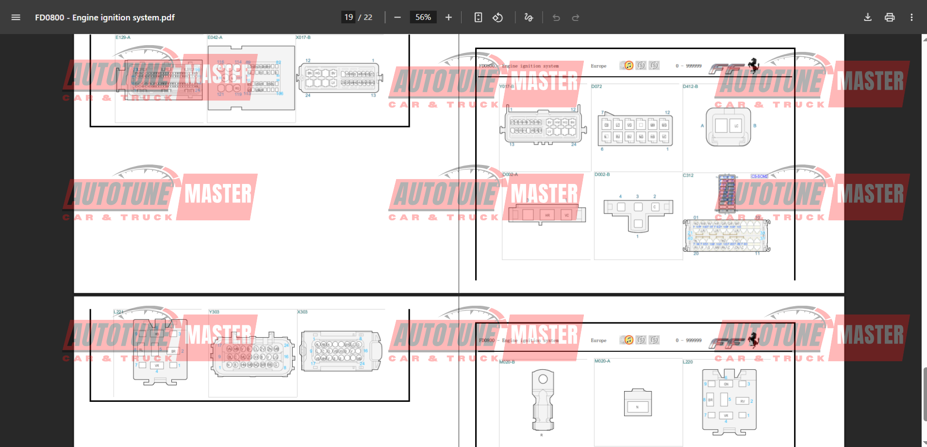 Alternative view of Ferrari FF 2011–2016 Workshop Manual