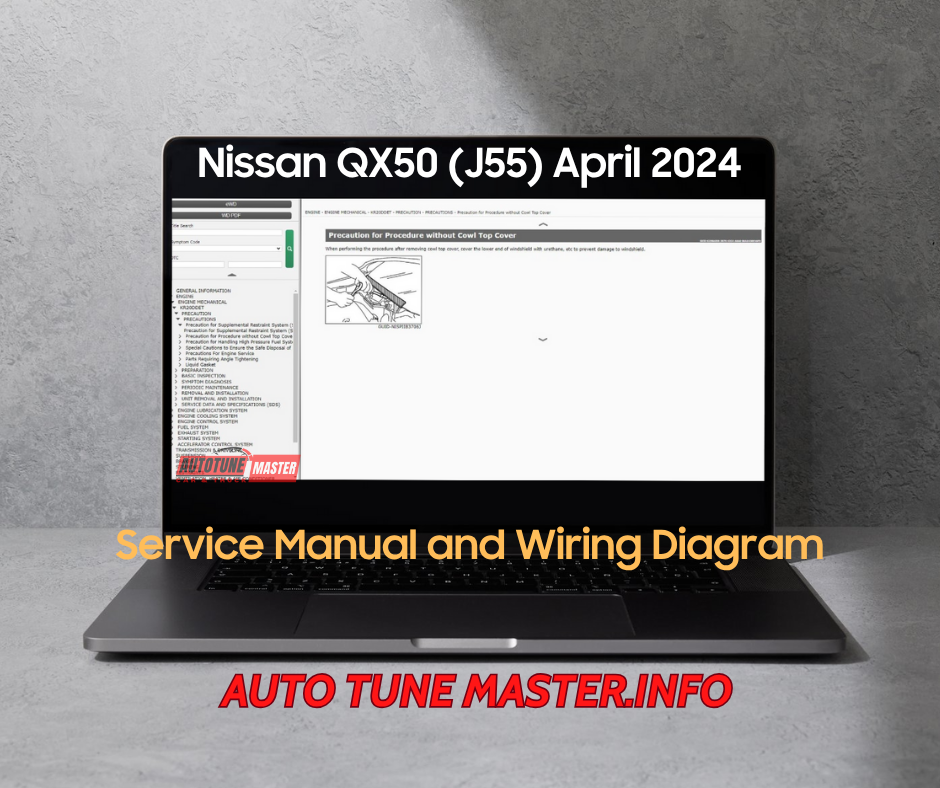 Nissan QX50 (J55) April 2024 Service Manual and Wiring Diagram