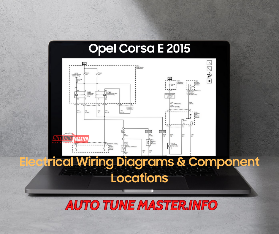 Opel Corsa E 2015 Electrical Wiring Diagrams & Component Locations