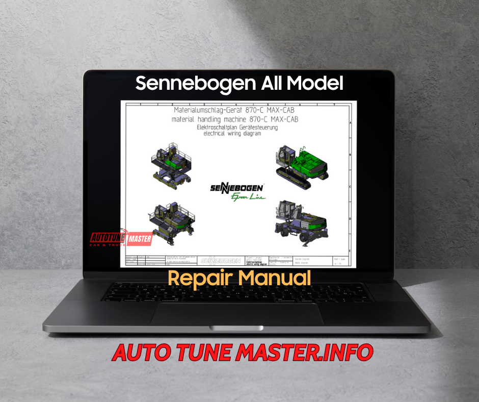Sennebogen All Model Full Shop Manual DVD