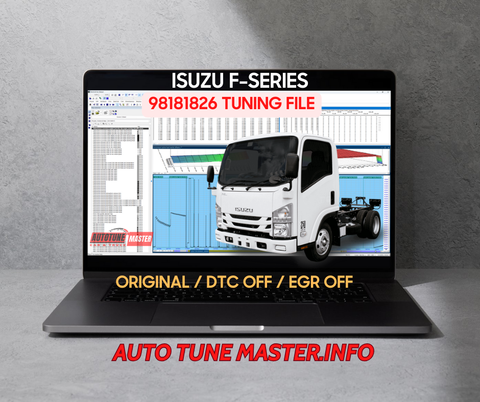 Isuzu F-Series 4HK1 Transtron 98181826 Tuning File