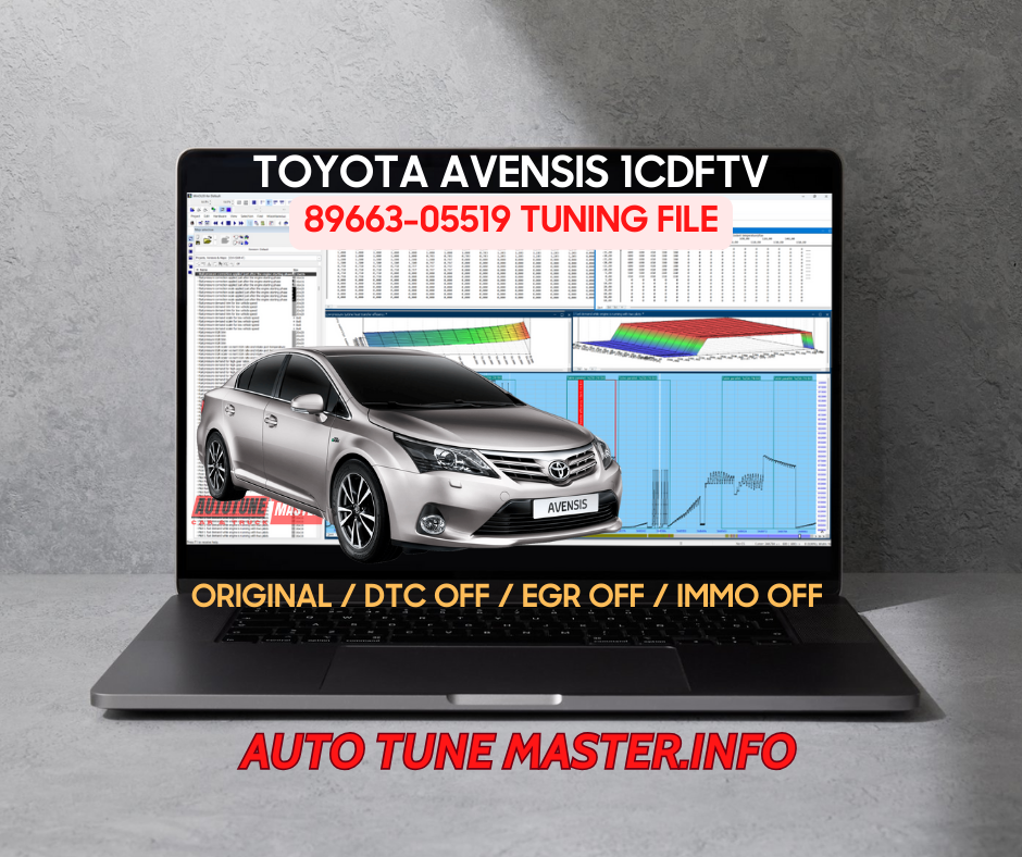 Toyota Avensis 2.2 89663-05519 Tuning File