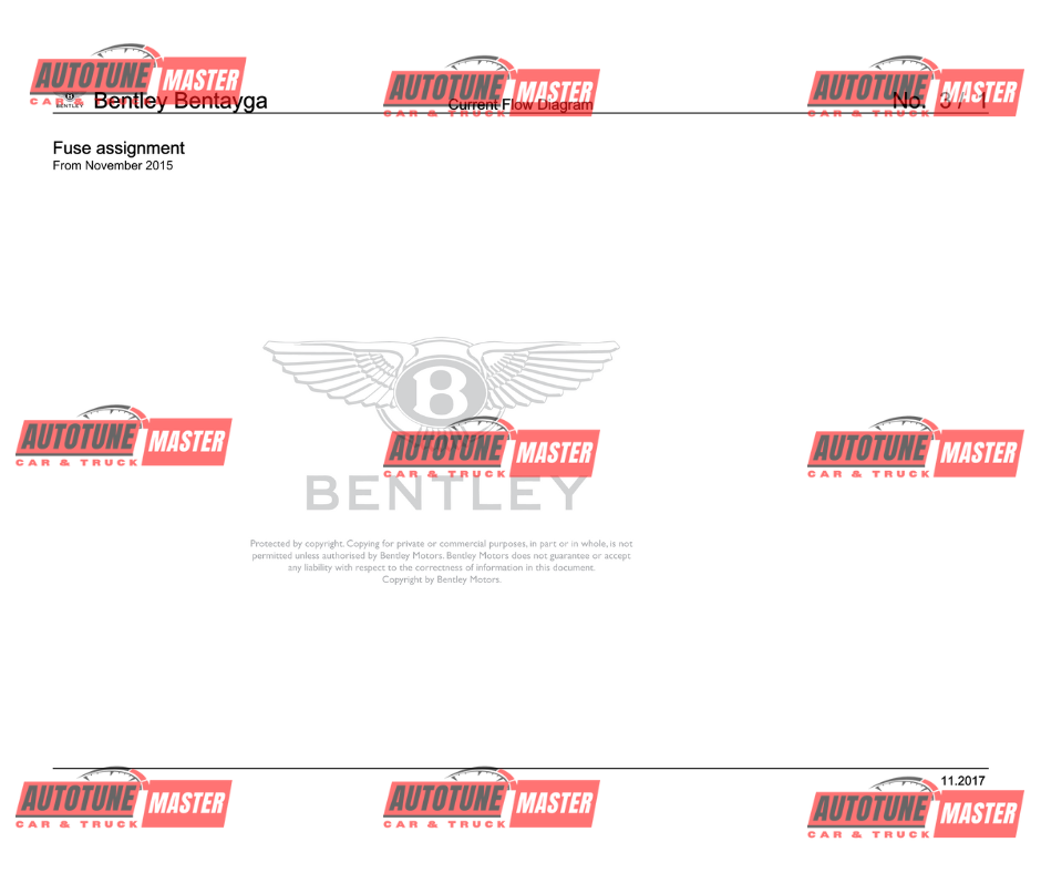 Alternative view of Bentley Continental GTC 2007 - 2011 Workshop Manual Electrical Schematic