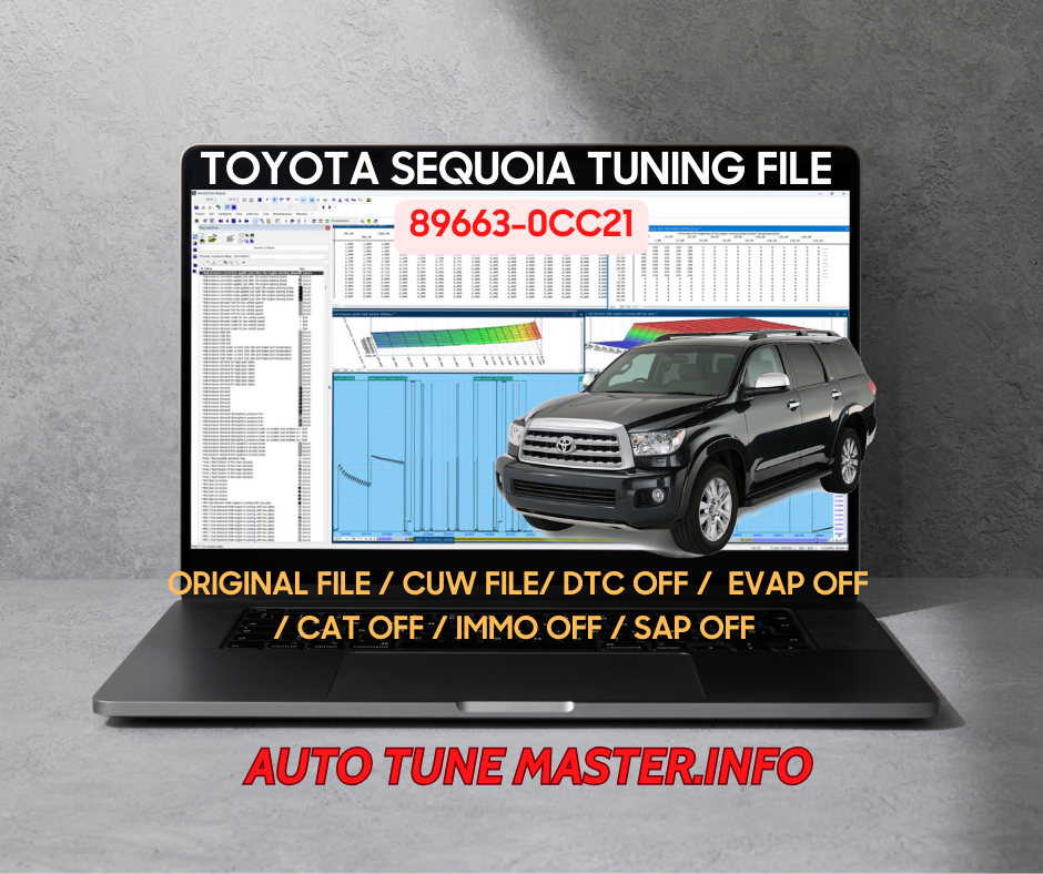 Toyota Sequoia ECU Denso 89663-0CC21 Tuning File