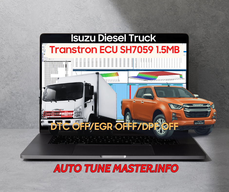 Isuzu Diesel Truck Transtron ECU SH7059 1.5MB Tuning File Service