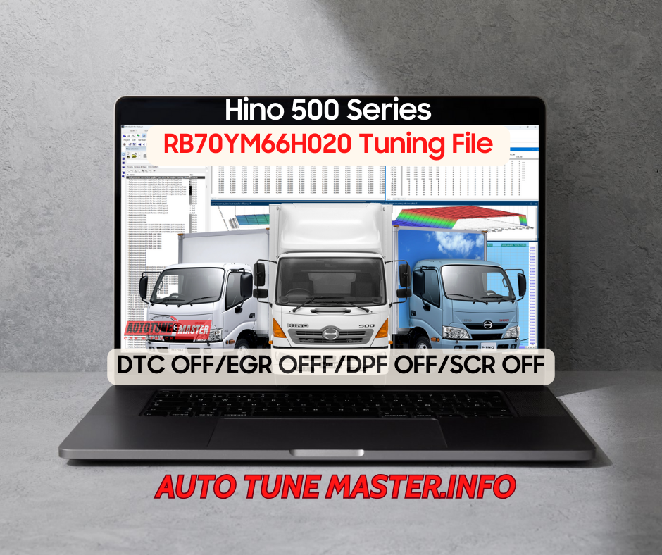 Hino 500 Series RB70YM66H020 Tuning File