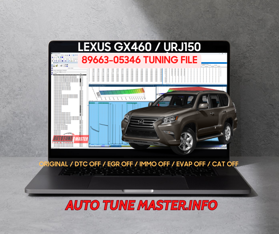 Lexus GX460 URJ150 1UR-FE Denso 89663-60Q92 Tuning File