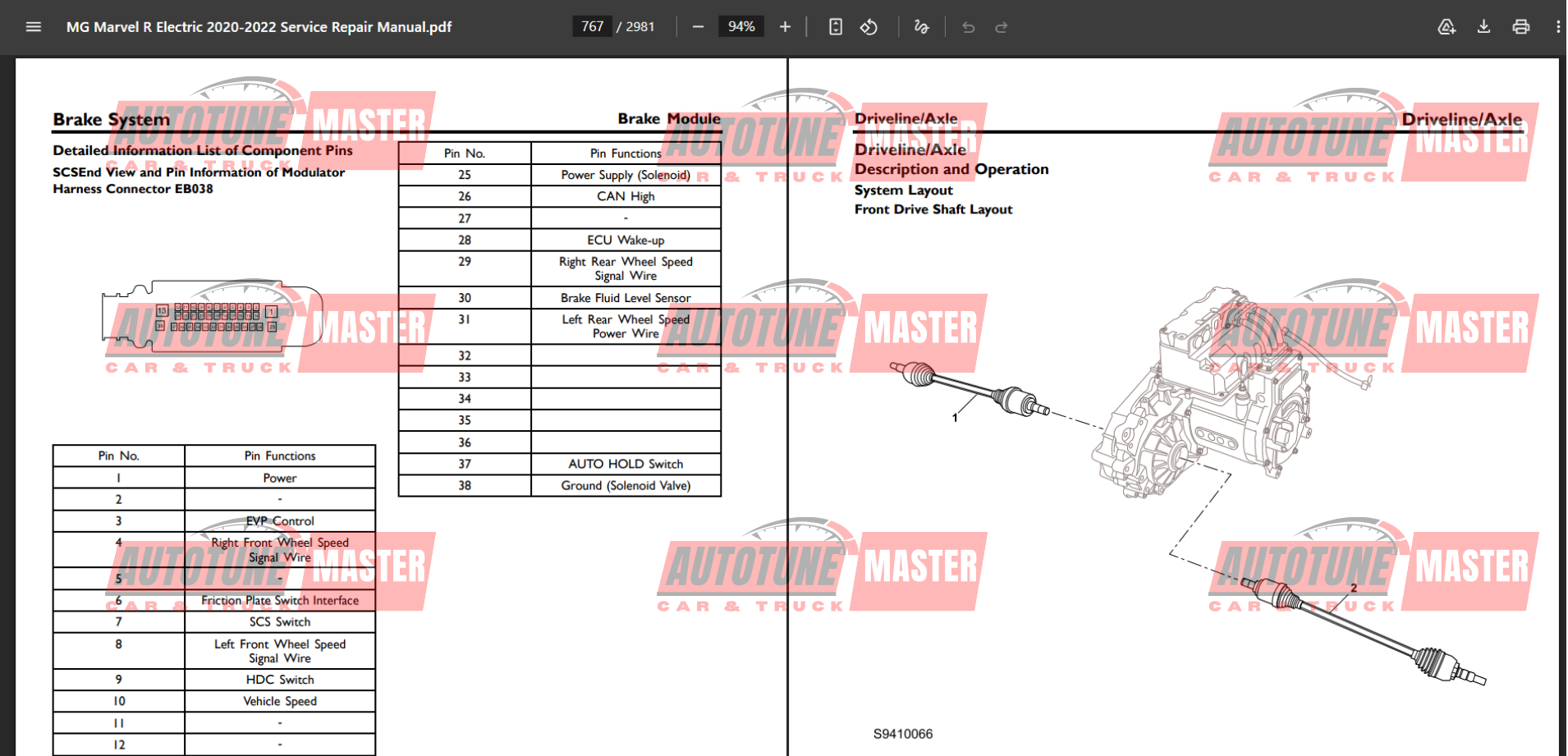 MG Marvel R Electric 2020-2022 Service Repair Manual
