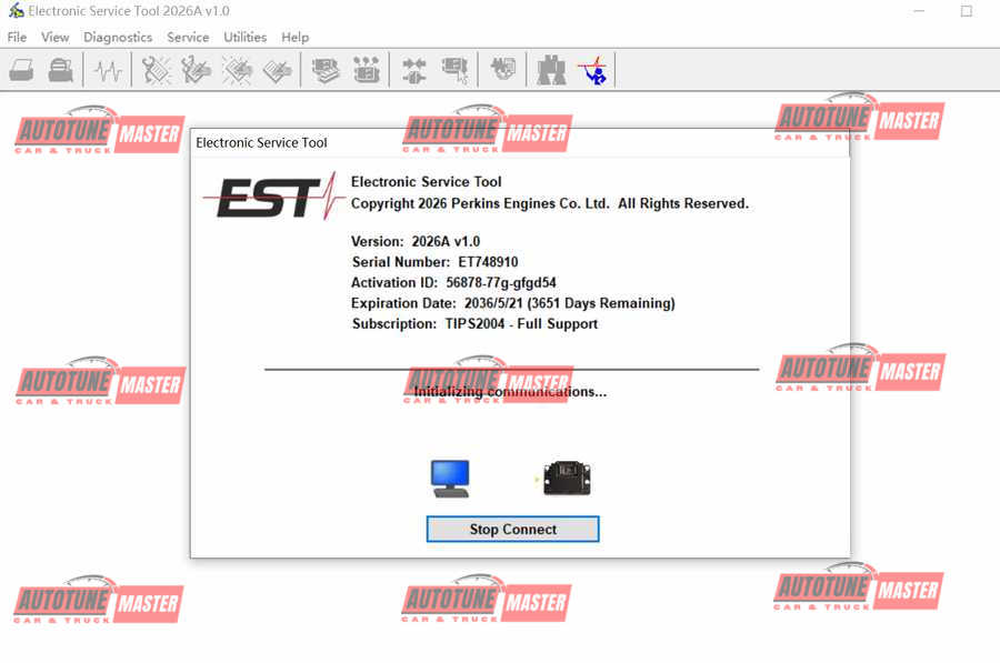 PERKINS EST DIAGNOSTIC SOFTWARE - 2026A VERSION [2026.02] 