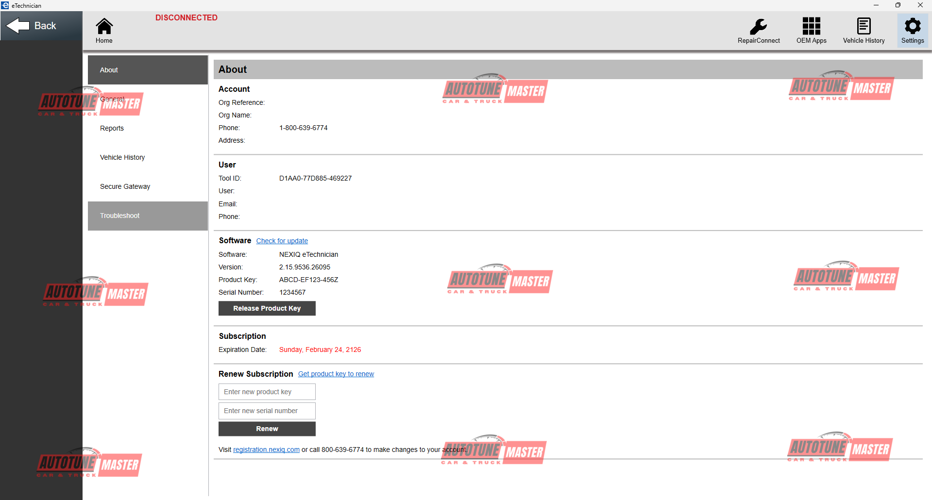 Alternative view of NEXIQ E-TECHNICIAN DIAGNOSTIC SOFTWARE - 2.15.9536.26095 VERSION [2026.02]