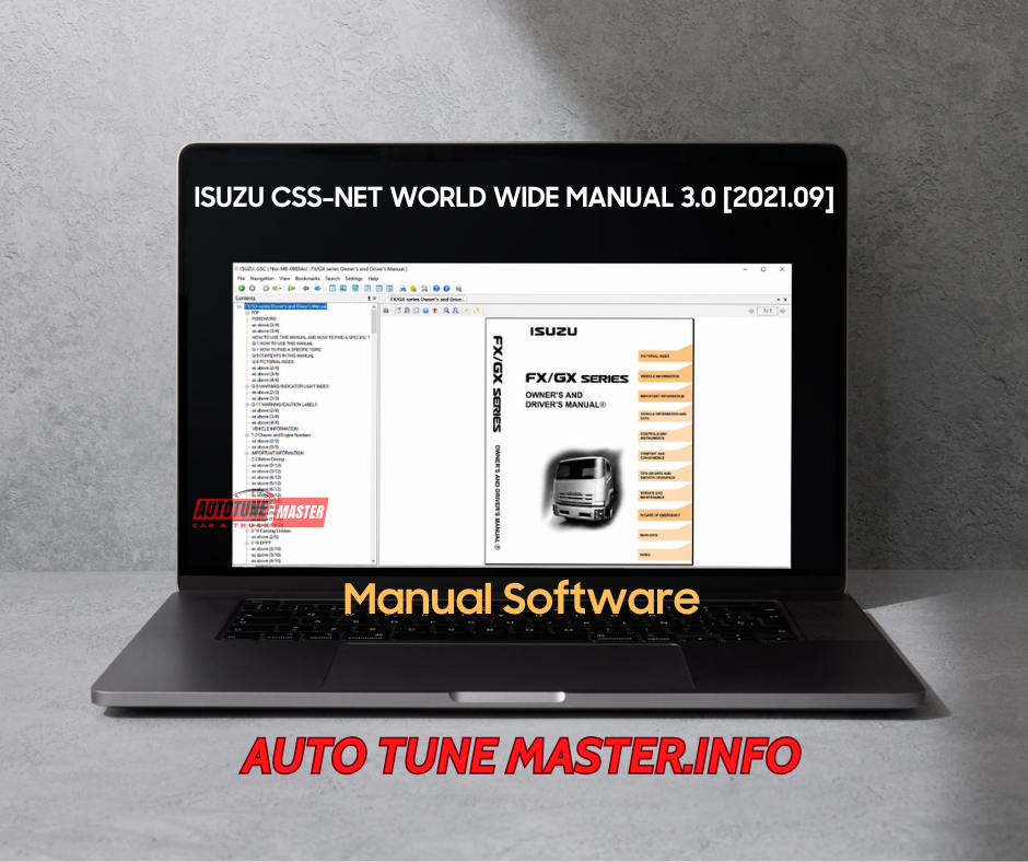 ISUZU CSS-NET WORLD WIDE MANUAL 3.0 [2021