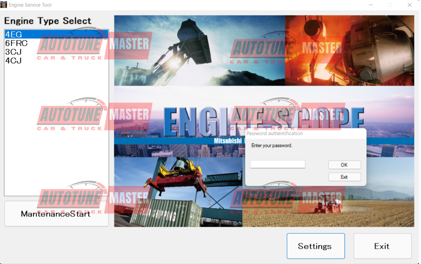 Alternative view of Mitsubishi Diesel Engine Service Tool Engine Scope 12.4.2 [2022]
