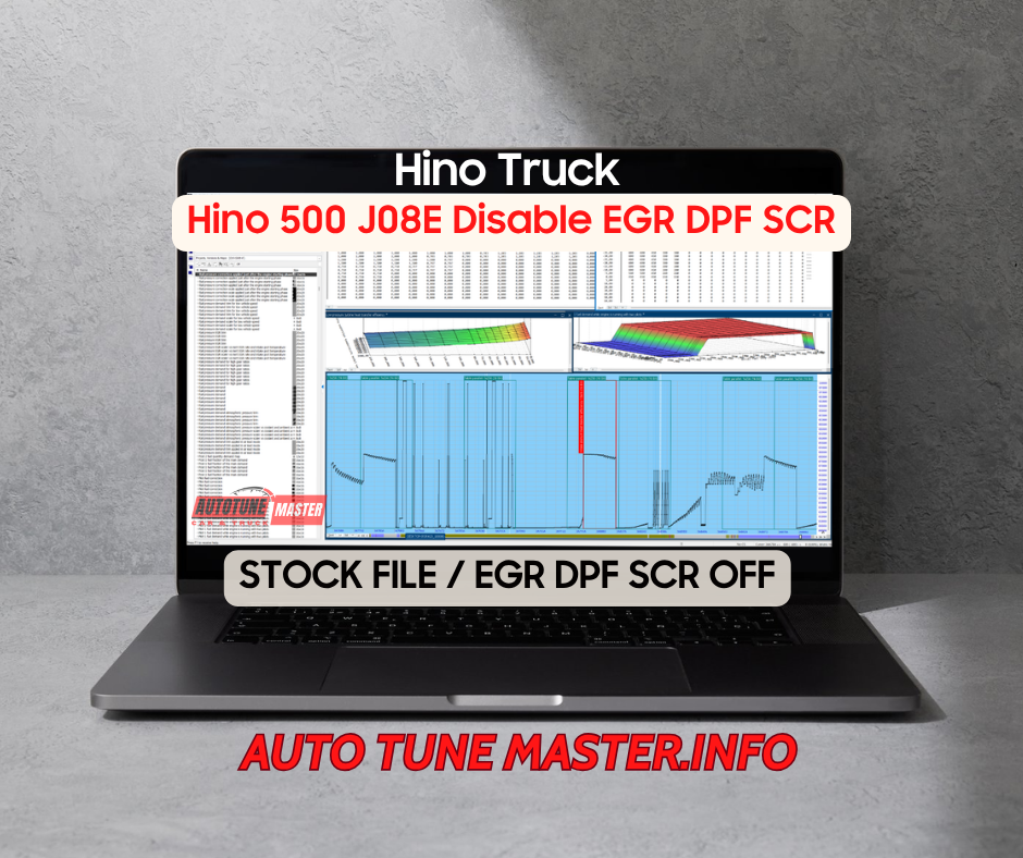 Hino 500 J08E R9T0YM99P010 Disable EGR DPF SCR