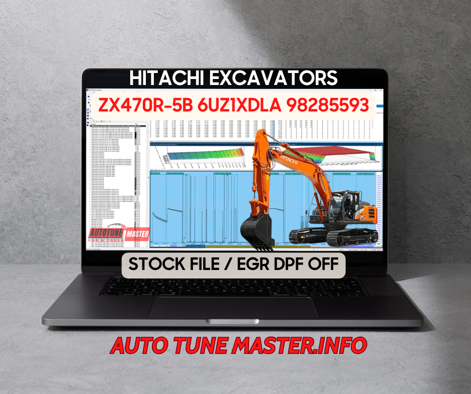 Hitachi ZX470R-5B 6UZ1XDLA 98285593 Tuning