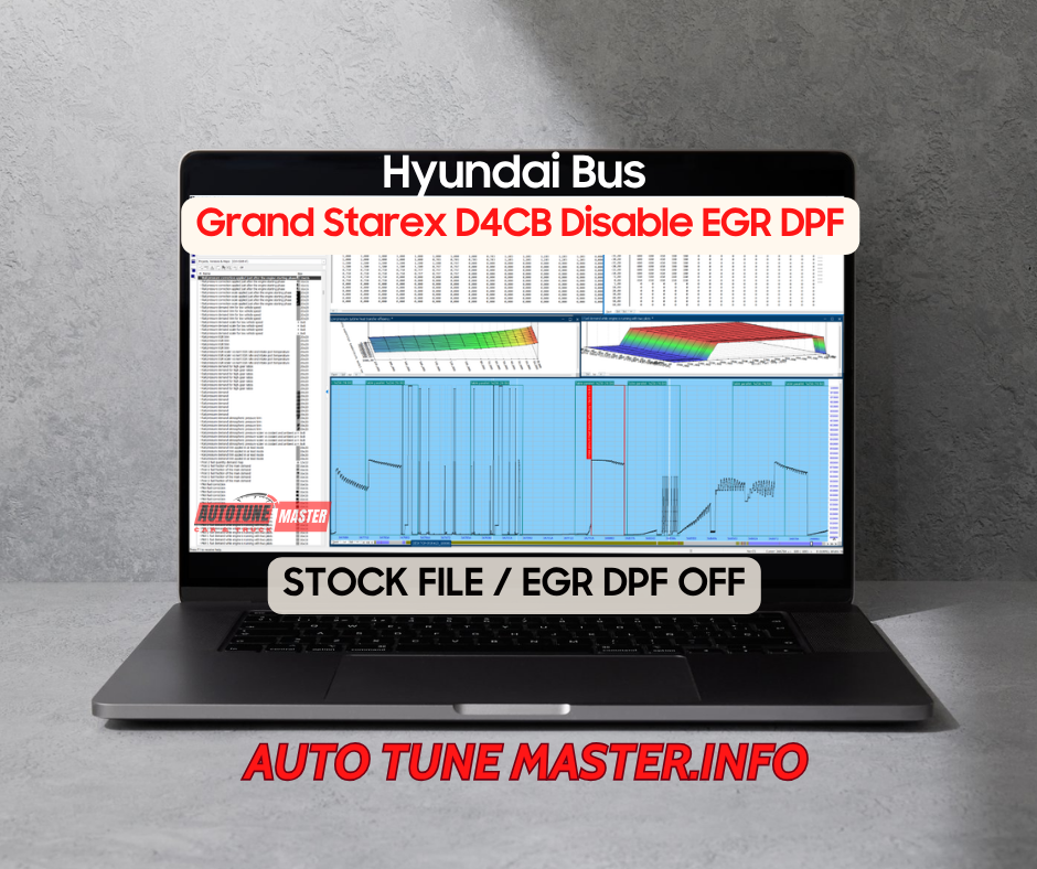 Hyundai Grand Starex D4CB 88TQ5W2ACVDHNA01 Disable EGR DPF