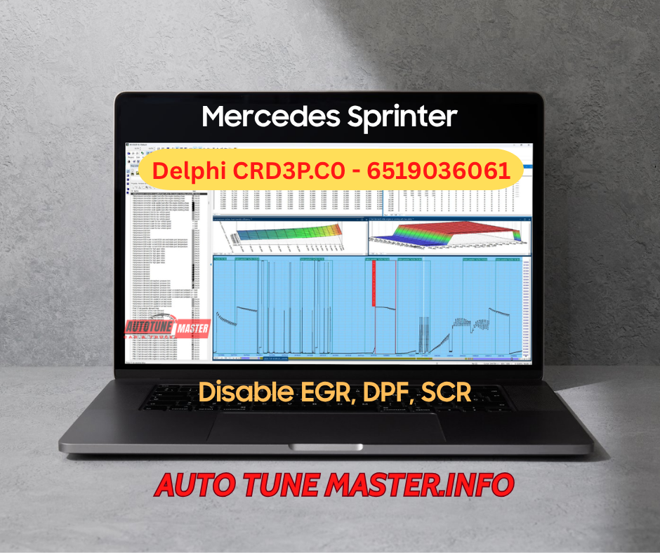 Mercedes Sprinter CRD3P.C0 6519036061 Disable EGR, DPF, SCR